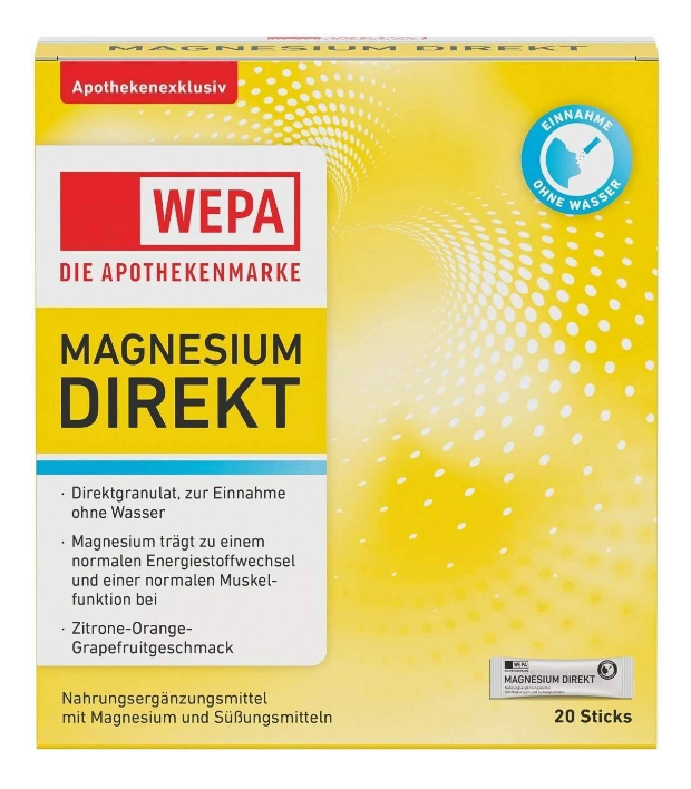 WEPA Magnesium Direkt Sticks WEPA Magnesium Direkt Sticks